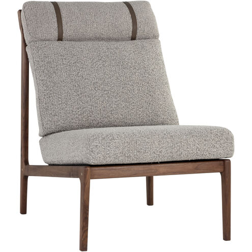 Elanor Walnut / Altro Cappuccino Lounge Chair